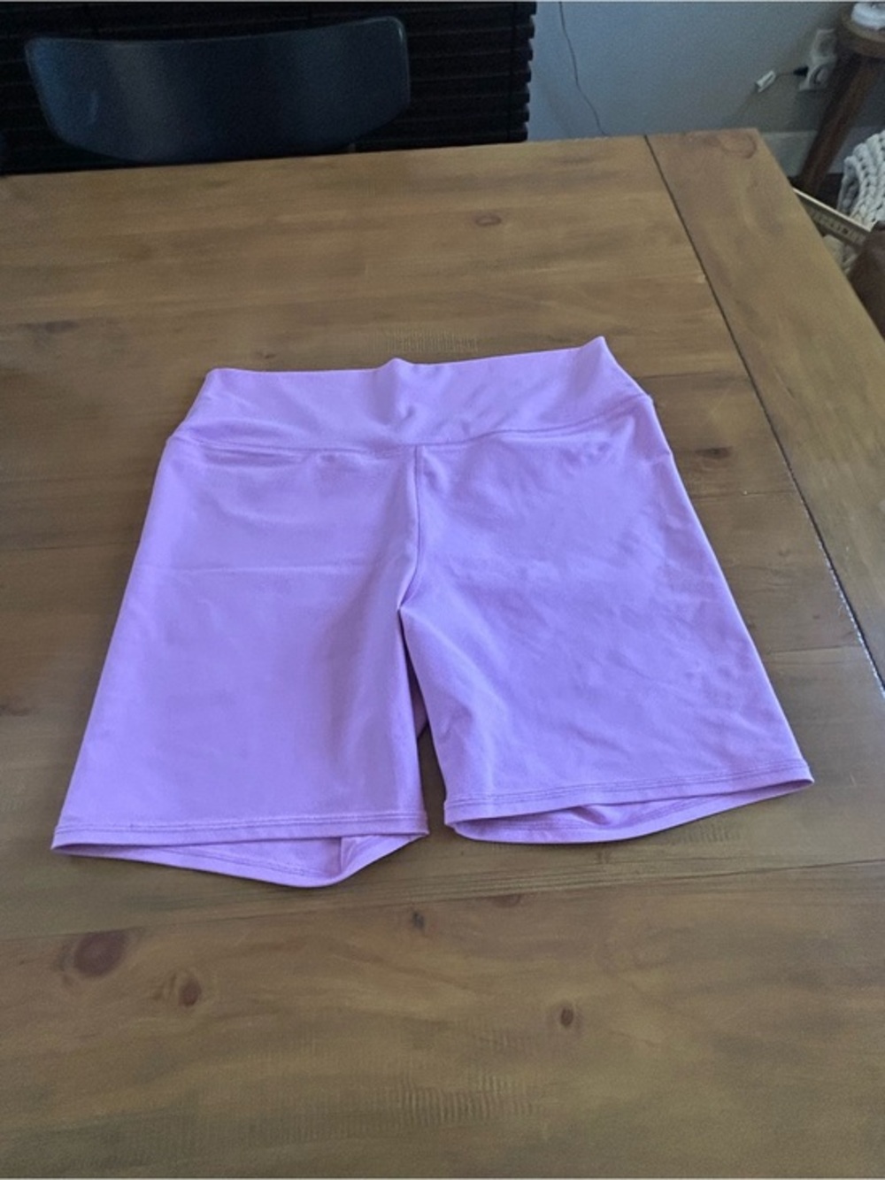 Abercrombie & Fitch Lavender High-Rise Bike Shorts